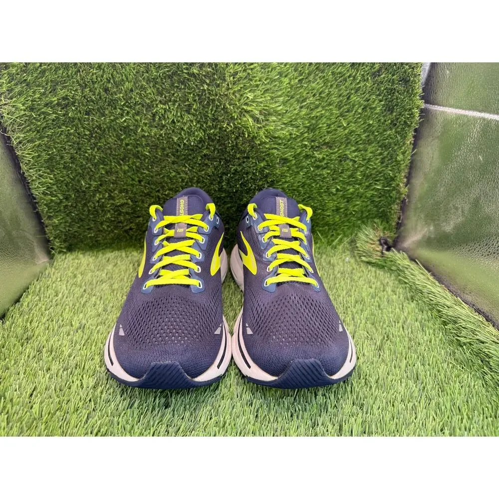 Brooks Ghost 15 1103931D429 Athletic Sneaker Men's 10D Blue Mesh Running Sports